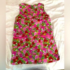 Lilly Pulitzer Girls Cherry Dress.New Without Tags. Size:5